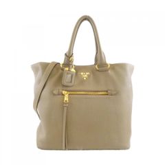 美品✨プラダ ハンドバッグ 2way メタルロゴ ナイロン レザー 1BA173