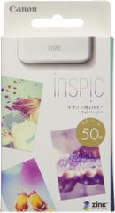 캐논 용 포토 페이퍼 ZINK ZP-2030-50 스마트 폰 프린터 용 씰 종이 잉크 불필요 스마트 폰 사진 프린트 여행 일상 기록에 최적 5cm × 7.6cm 50 매입 & SOLOFIS 클리너 첨부 / 27782a6b