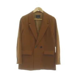 バナナリパブリック BANANA REPUBLIC テーラードジャケット 6 茶 ダブルブレスト フラップポケット /JPのサムネイル