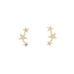 STAR JEWELRY K18サークルピアス 5連ミラーカット - メルカリ