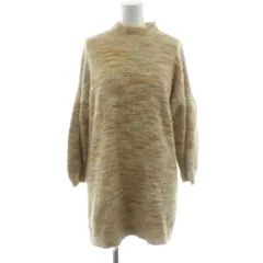 グリーンレーベルリラクシング ユナイテッドアローズ green label relaxing ワンピース 140 ベージュ ミックスカラー モックネック 長袖 /JPのサムネイル