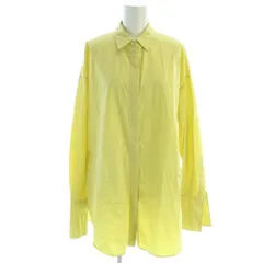 ルーニィ LOUNIE ロングシャツ ブラウス ビッグシルエット 長袖 38 黄色 イエロー /HNのサムネイル