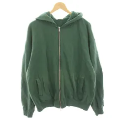 B&Y ユナイテッドアローズ BEAUTY&YOUTH ビューティー&ユース パーカー スウェット L 緑 グリーン 無地 ジップアップ 長袖 /HN ■MAのサムネイル