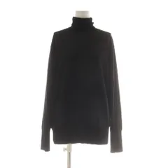 スピック&スパン Spick&Span ニット カットソー ウール 黒 ブラック タートルネック 長袖 /AU