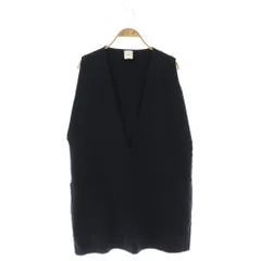 スピック&スパン Spick&Span 22SS ニット カットソー ノースリーブ ネイビー /DO