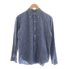 INDIVIDUALIZED SHIRTS リネン プルオーバーシャツ ネイビー - メルカリ