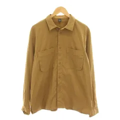 ルルレモン lululemon シャツ 長袖 L/G ブラウン 茶色 無地 胸ポケット /YMのサムネイル