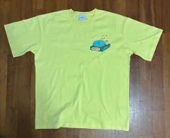美品 stüssy ステューシー プリントTシャツ 黄 L G90 - メルカリ