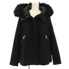 ザラ ベーシック ZARA BASIC OUTERWEAR ショートコート フェイクファー アウター XS ブラック 8073224800 /TKのサムネイル