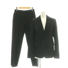 ダナキャランニューヨーク DKNY スーツ セットアップ 上下 テーラードジャケット テーパードパンツ 2 4 黒 /NR ■MAのサムネイル