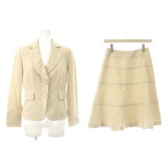 極美品✨トゥービーシック TO BE CHIC ビジュ付ノーカラージャケット