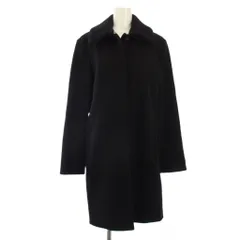 バジーレ BASILE 28 ステンカラーコート ウール アウター 42 黒 /TKのサムネイル