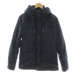 エムケーミッシェルクランオム MK MICHEL KLEIN HOMME ダウンジャケット 上着 ジップアップ 46 紺 ネイビー フード付き /RRのサムネイル