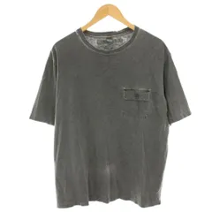 イール EEL 陶器釦のポケTee × Good On Tシャツ カットソー ダメージ加工 半袖 M ダークグレー  0321456 /HNのサムネイル