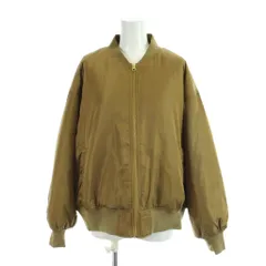 ナノユニバース nano universe 24AW バックギャザー MA-1 ジャケット 上着 F ベージュ カーキ 長袖 リブ襟 ジップアップ 6734212303 /APのサムネイル