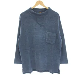 アボンタージ A VONTADE タグ付き フリースカットソー Tシャツ 長袖 モックネック S 青 ブルー VTD-0407 /HNのサムネイル