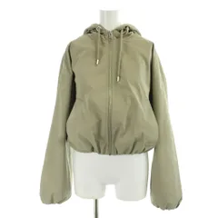 ザラ ZARA パーカー ジャケット 上着 XS ベージュ フード ジップアップ 長袖 /AP