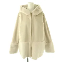 ミッシェルクラン MICHEL KLEIN コート フェイクファー切替 フード 38 アイボリー /ESのサムネイル