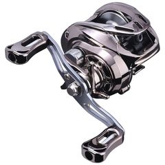 Baitcasting reel, lightweight, for long casts, powerful magnetic brake, maximum drag force 6kg, gear ratio 6.3:1, suitable for lakes, rivers, and saltwater/freshwater fishing. Free shipping.