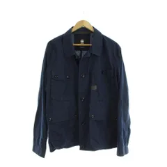 ジースター G-STAR Field Indoor Jacket シャツ XL 紺 長袖 フラップポケット D17002-C282-082 /JPのサムネイル