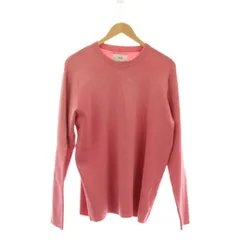 クラネオム CLANE HOMME ニット 薄手 1 ピンク 無地 ラウンドネック 長袖 /JPのサムネイル