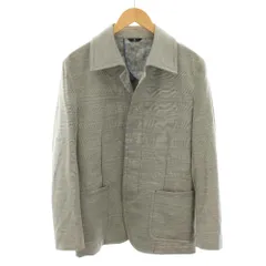 ランバン LANVIN コレクション COLLECTION ジャケット オープンカラー アウター 比翼ボタン 50 グレー LA-SY-46579 /YTのサムネイル