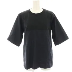 ソフィードール SOFIE D'HOORE カットソー Tシャツ 36 紺 ネイビー 五分袖 クルーネック 異素材切替 /HNのサムネイル