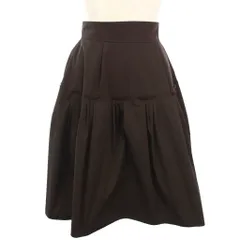 デイジーリンフォクシー DAISY LIN For FOXEY スカート ひざ丈 フレア 38 ダークブラウン 30293 /TKのサムネイル
