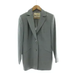 アクアスキュータム AQUASCUTUM ジャケット 上着 F 青 ブルー 長袖 ノッチドラペル シングルブレスト /DUのサムネイル