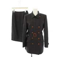ミス アシダ miss ashida スカート S グレー チェック柄 ダブルブレスト 長袖 /KGのサムネイル