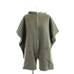 ジャーナルスタンダード JOURNAL STANDARD 22AW フーディ ポンチョ ジャケット 上着 F グレー フルジップ パッチポケット ケープスリーブ 22080400324030 /APのサムネイル