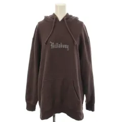 ビラボン BILLABONG トレーナー M 茶 ブラウン 長袖 ロゴ刺繍 フード付き BE012012 /KGのサムネイル