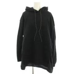 ズッカ zucca パーカー スウェット トレーナー 長袖 切替 ドッキング M 黒 ブラック ZU01JJ124 /YTのサムネイル