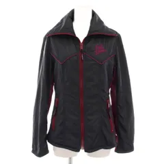 ヒステリックス Hysterics ナイロンジャケット ジップアップ EVIL WOMAN アウター F 黒 ブラック 赤紫 裏起毛 2AB-5230 /YMのサムネイル