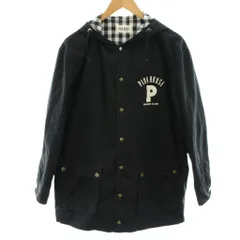 ピンクハウス PINK HOUSE ジップアップパーカー パーカー F 黒 ブラック ギンガムチェック ロゴプリント P010HFHC02 P010HFHC02 B /AJのサムネイル