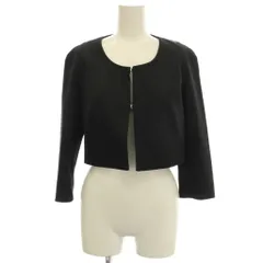マレーラ MARELLA ノーカラージャケット ショート丈 ボレロ 38 黒 ブラック 30411431 /☆Gのサムネイル