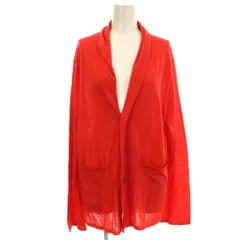 ランバン LANVIN COLLECTION ニット カーディガン カシミヤ混 長袖 M 赤 レッド KL88T /☆Gのサムネイル