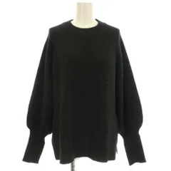 ジャーナルスタンダードレサージュ journal standard L'essage ニット ラメ リブニット セーター 長袖 パフスリーブ F 黒 ゴールド 23-080-370-0610 /☆Gのサムネイル