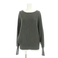 スピック&スパン Spick&Span 23AW ニット セーター F グレー ドルマンスリーブ 長袖 23080200505040 /GP