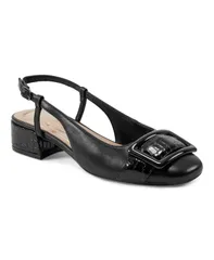 イージースピリット レディース シューズ パンプス ヒール Easy Spirit Womens Eflex Jola Block Heel Slingback Dress Pumps Black Lのサムネイル