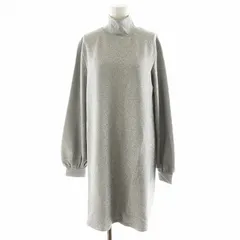 マックス&コー MAX&CO. ワンピース ミニ丈 ハイネック 長袖 S シルバー色 26-62-19710 /AN46のサムネイル