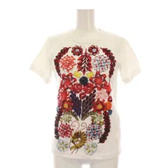 コムデギャルソンコムデギャルソン COMME des GARCONS COMME des GARCONS AD2018 コムコム Tシャツ カットソー 半袖 XS 白 ホワイト 花柄 RB-T503 /YMのサムネイル
