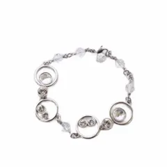 スワロフスキー SWAROVSKI ブレスレット ラインストーン シルバーカラー /KH