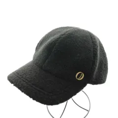 シャポー ド オー Chapeau d' O Wool Blend Boa Cap キャップ 帽子 ウール 黒 ブラック 244-060211 /AN64