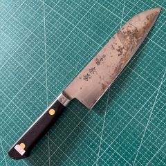 吉田金属 GLOBAL 三徳4点 包丁 まな板 カッティングボード セット