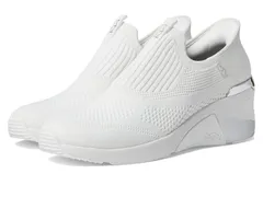 スケッチャーズ レディース シューズ スニーカー SKECHERS AWedge Crecent Hands Free SlipIn White ホワイト