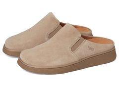 フィットフロップ レディース シューズ スリッポン・ローファー スエード FitFlop GenFF Elasticated Suede Mules Taupe トープ