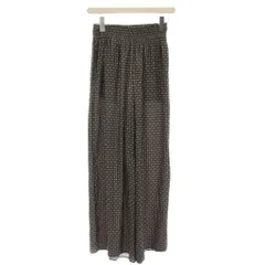 ユナイテッドアローズ UNITED ARROWS 24SS COOL LIGHT イージーパンツ 総柄 ワイド パンツ 38 グレー 1514-162-5352 /☆G