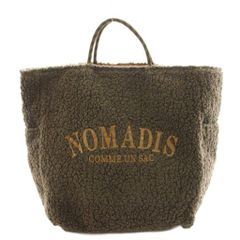 NOMADIS ボア トートバッグ イエロー - メルカリ