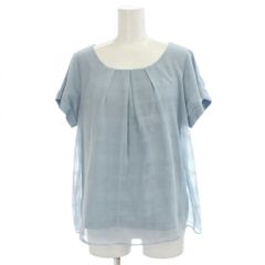 新品 Blumarine ブルマリン ブラウス ベビーブルー系 イタリア製 